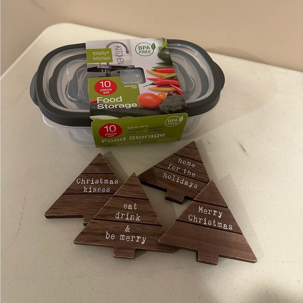 Black and Gray Kitchen Food Storage Containers
